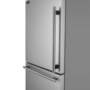 Forno Espresso Milano 31-Inch French Door Refrigerator with Bottom Freezer, 17.2 cu ft, Left Swing, Ice Maker, Stainless Steel, Model FFFFD1786-31S