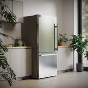 Forno Espresso Milano 31-Inch French Door Refrigerator with Bottom Freezer, 17.2 cu ft, Left Swing, Ice Maker, Stainless Steel, Model FFFFD1786-31S