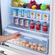 Forno Espresso Milano 31 in French Door Refrigerator with Bottom Freezer, 17.2 cu ft, Left Swing, Ice Maker, White Finish, Includes Stainless Steel Handles (Model FFFFD1786-31WHT)