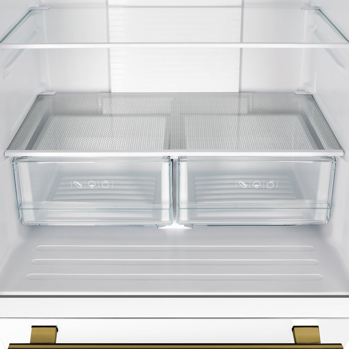 Forno Gallipoli 30-Inch French Door Refrigerator, 17.5 Cu. Ft., White, Ice Maker, Model FFFFD1974-31WHT