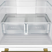Forno Gallipoli 30-Inch French Door Refrigerator, 17.5 Cu. Ft., White, Ice Maker, Model FFFFD1974-31WHT