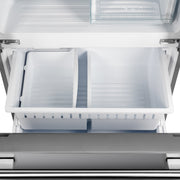 Forno Gallipoli 34-Inch Built-In French Door Refrigerator, 17.5 Cu. Ft., Stainless Steel, with Ice Maker and Grill Trim Kit (Model FFFFD1974-35SG)