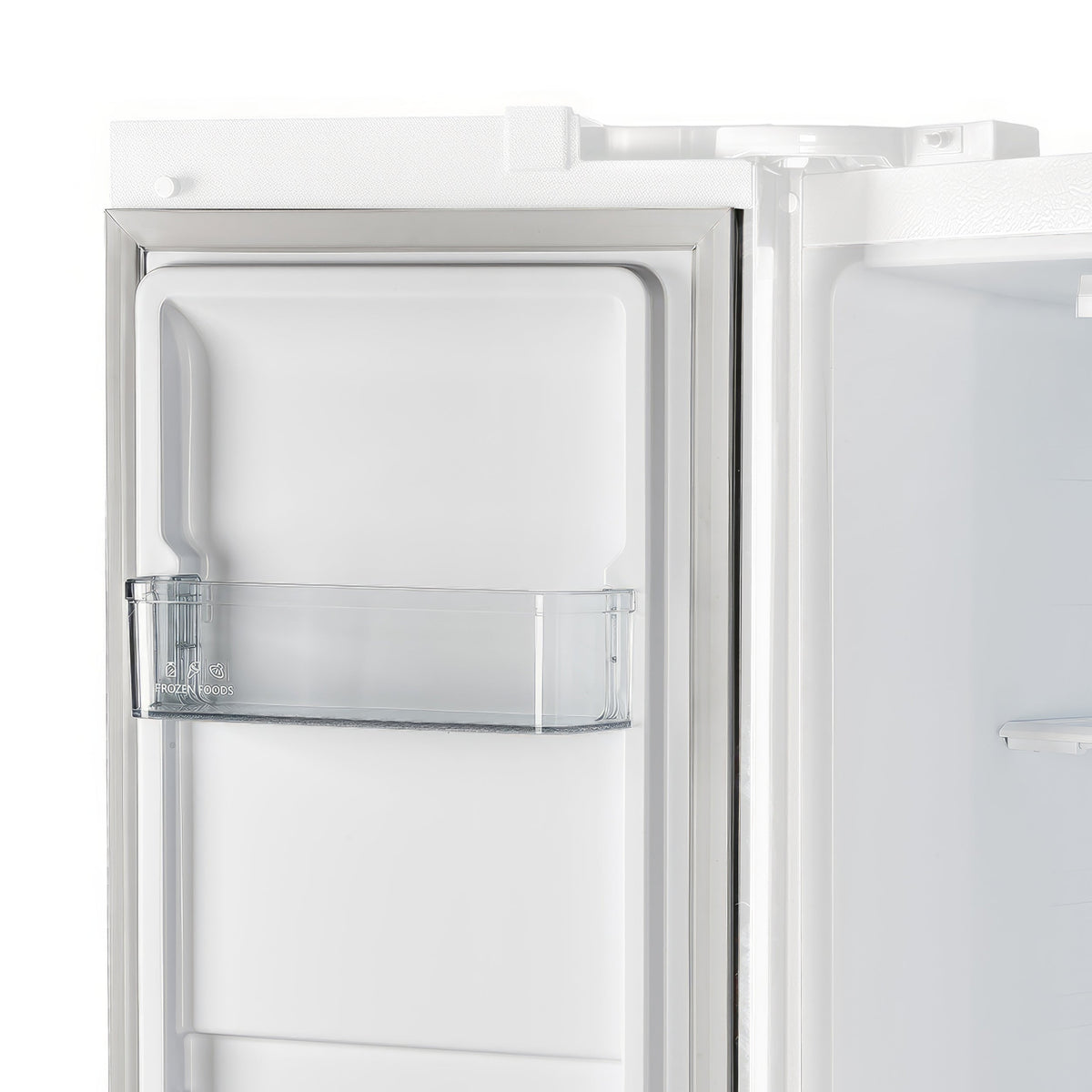 Forno Salerno 33-Inch Refrigerator, 15.6 cu ft, White, with Antique Brass Handles (Model FFRBI1805-33WHT)