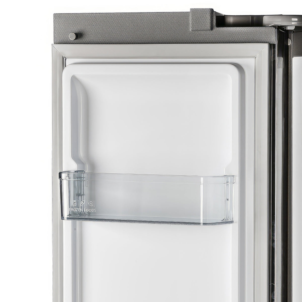 FORNO Salerno 37-Inch Built-In Side-by-Side Refrigerator, 15.6 cu ft, Stainless Steel, with Modern Trim Kit (FFRBI1805-37MG)