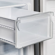 Forno Salerno 37-Inch Side-by-Side Built-In Refrigerator, 15.6 Cu. Ft., Stainless Steel with Grill Trim Kit (Model FFRBI1805-37SG)