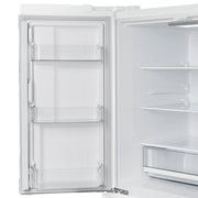 Forno Espresso Moena 36 in Counter-Depth French Door Refrigerator, 19.2 cu ft, White, with Ice Maker and Stainless Steel Handles (FFRBI1820-36WHT)