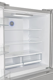 Forno Moena 40-Inch Built-In French Door Refrigerator, 19.2 cu. ft., Stainless Steel, Ice Maker, Modern Trim Kit (Model FFRBI1820-40MG)