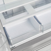 Forno Moena 40-Inch Built-In French Door Refrigerator, 19.2 cu ft, Stainless Steel, Ice Maker, Trim Kit (FFRBI1820-40SG)