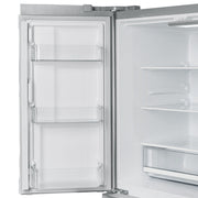 Forno Moena 40-Inch Built-In French Door Refrigerator, 19.2 cu ft, Stainless Steel, Ice Maker, Trim Kit (FFRBI1820-40SG)