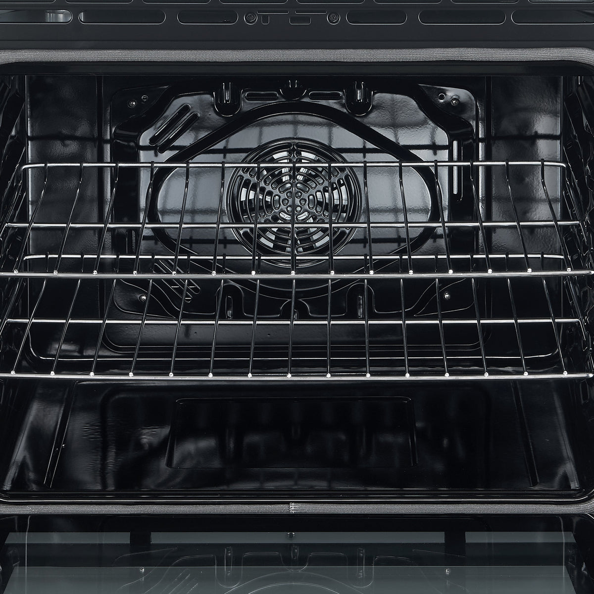 Forno Espresso Leonardo 30 in. 5.0 cu. ft. Freestanding Electric Range in Black with Antique Brass Handles (Model FFSEL6012-30BLK)