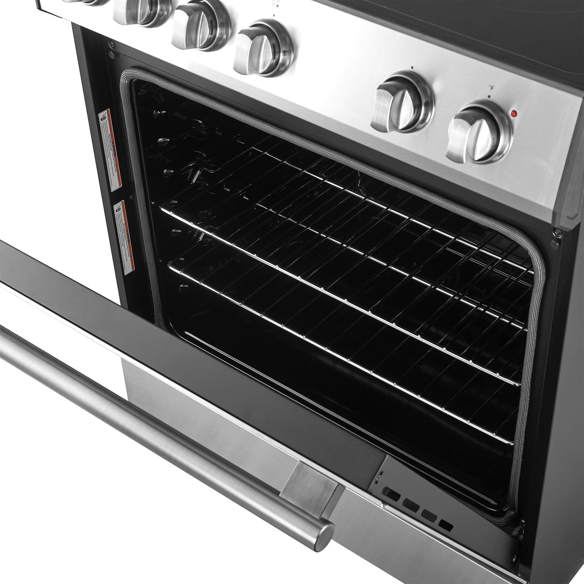 Forno Leonardo 30 in. Freestanding Electric Range, 5.0 cu. ft., Stainless Steel (FFSEL6012-30)