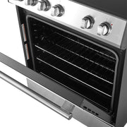 Forno Leonardo 30 in. Freestanding Electric Range, 5.0 cu. ft., Stainless Steel (FFSEL6012-30)