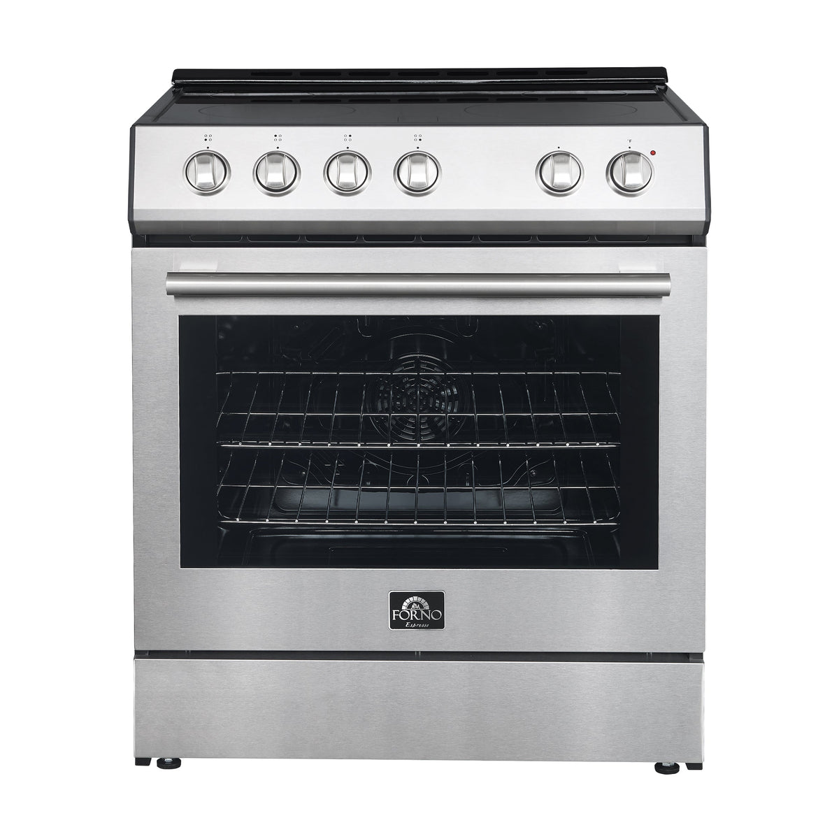 Forno Leonardo 30 in. Freestanding Electric Range, 5.0 cu. ft., Stainless Steel (FFSEL6012-30)