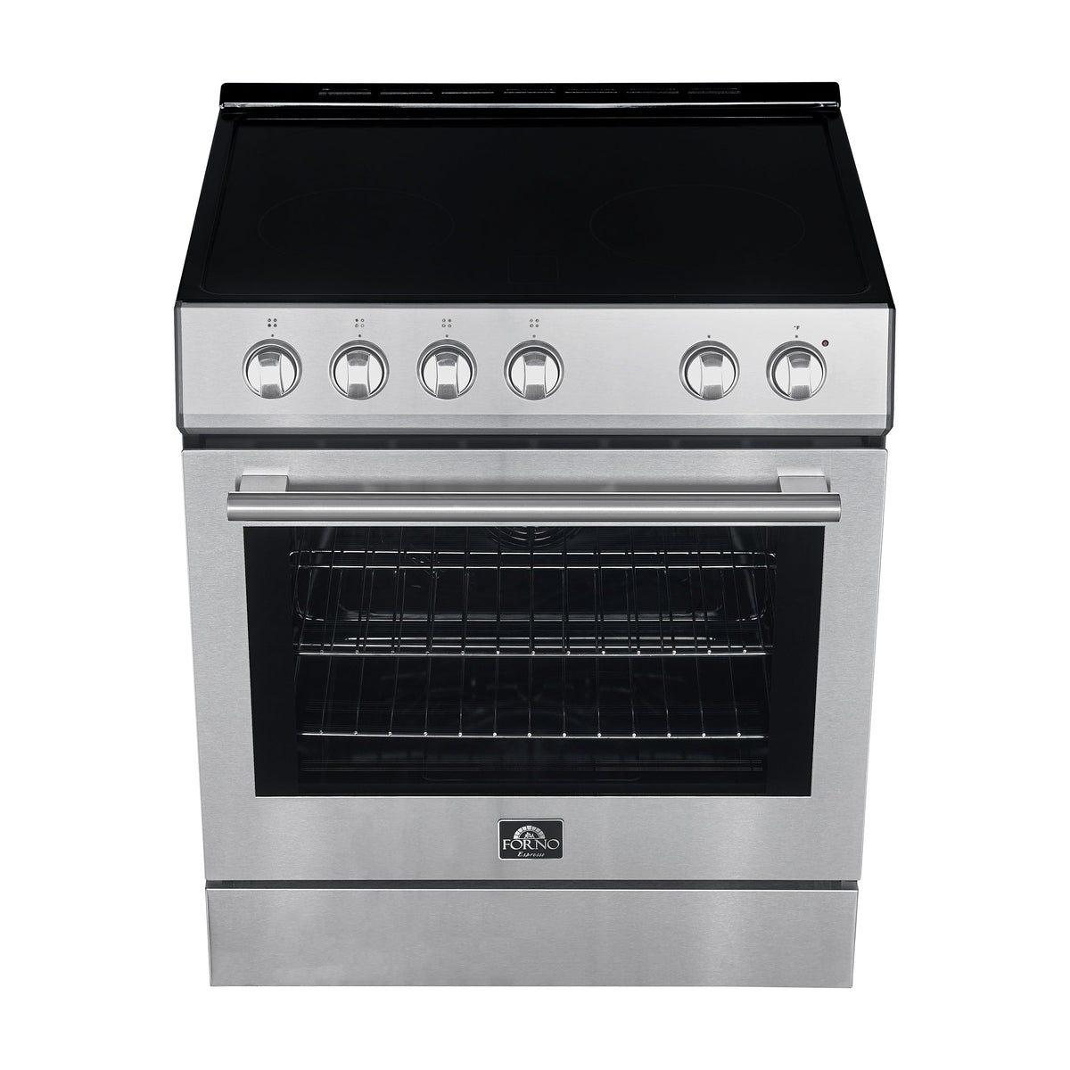 Forno Leonardo 30 in. Freestanding Electric Range, 5.0 cu. ft., Stainless Steel (FFSEL6012-30)