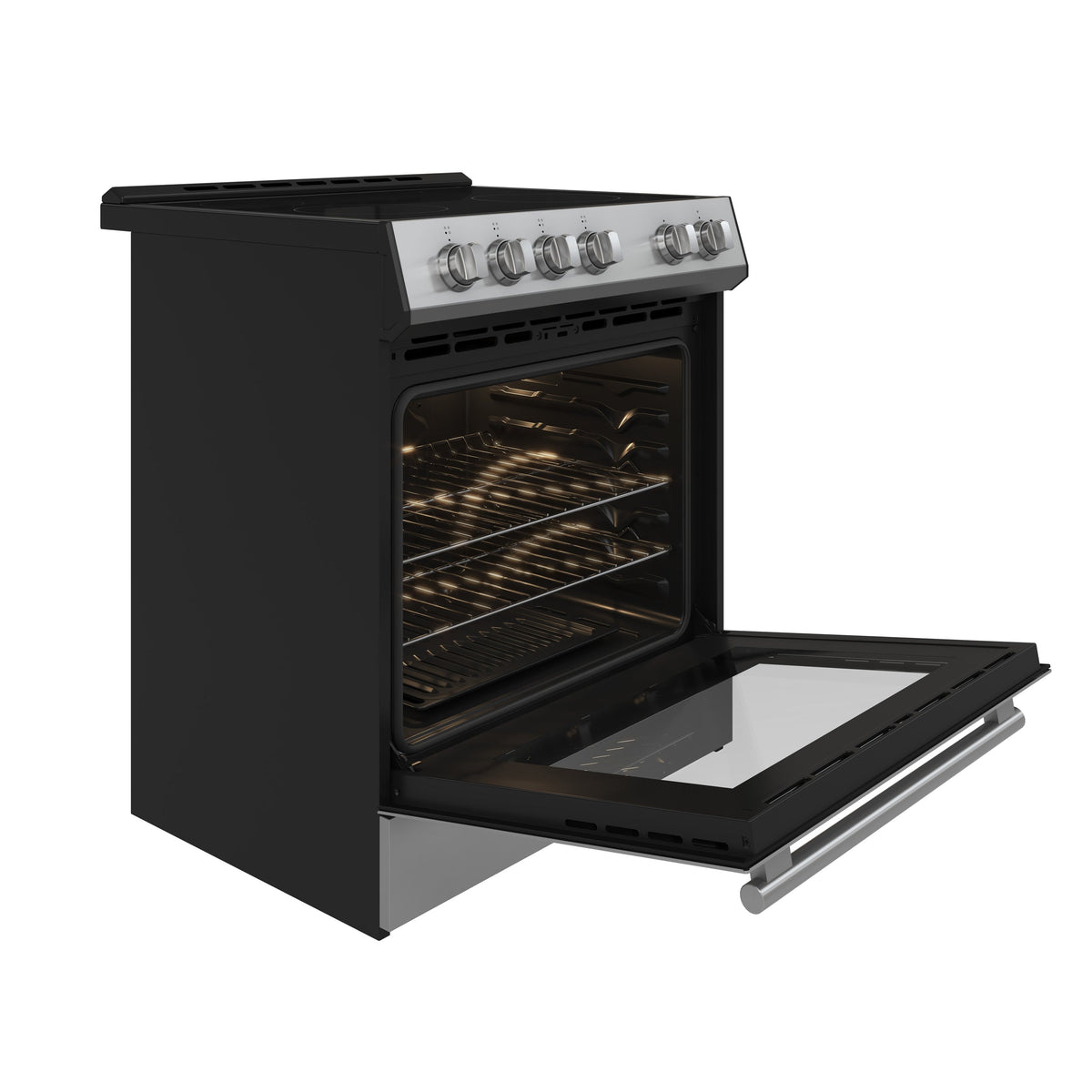 Forno Leonardo 30 in. Freestanding Electric Range, 5.0 cu. ft., Stainless Steel (FFSEL6012-30)