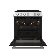 Forno Leonardo 30 in. Freestanding Electric Range, 5.0 cu. ft., Stainless Steel (FFSEL6012-30)