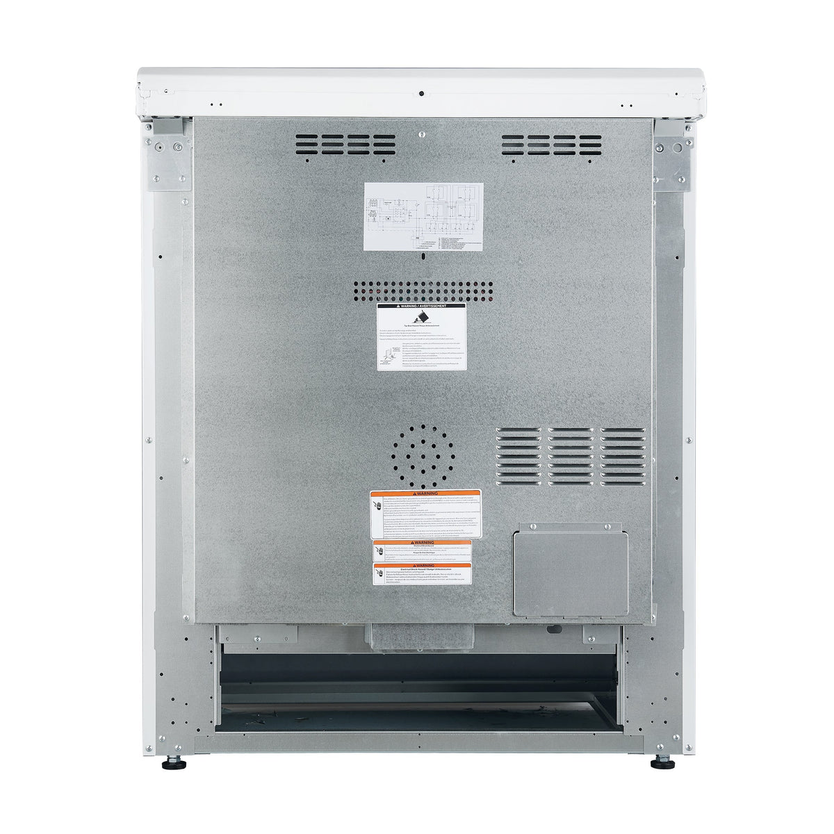 Forno Leonardo 30 Inch Freestanding Electric Range 5.0 cu ft White with Stainless Steel Handles FFSEL6012-30WHT