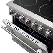 Forno Massimo 30 in. 4.32 cu. ft. Freestanding Electric Range with 5 Radiant Elements in Stainless Steel (FFSEL6020-30)