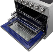 FORNO Massimo 36 in. 5.36 cu. ft. Freestanding Electric Range with 5 Radiant Elements (FFSEL6020-36)