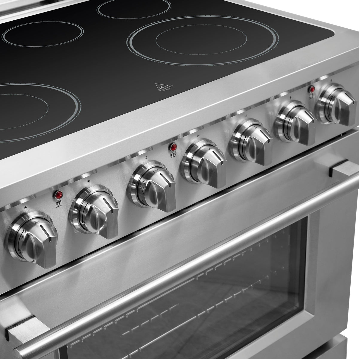 FORNO Massimo 36 in. 5.36 cu. ft. Freestanding Electric Range with 5 Radiant Elements (FFSEL6020-36)