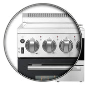 Forno Pallerno 20 in. Freestanding Electric Range, 2.05 cu. ft., 4 Elements, Stainless Steel (Model FFSEL6052-20)