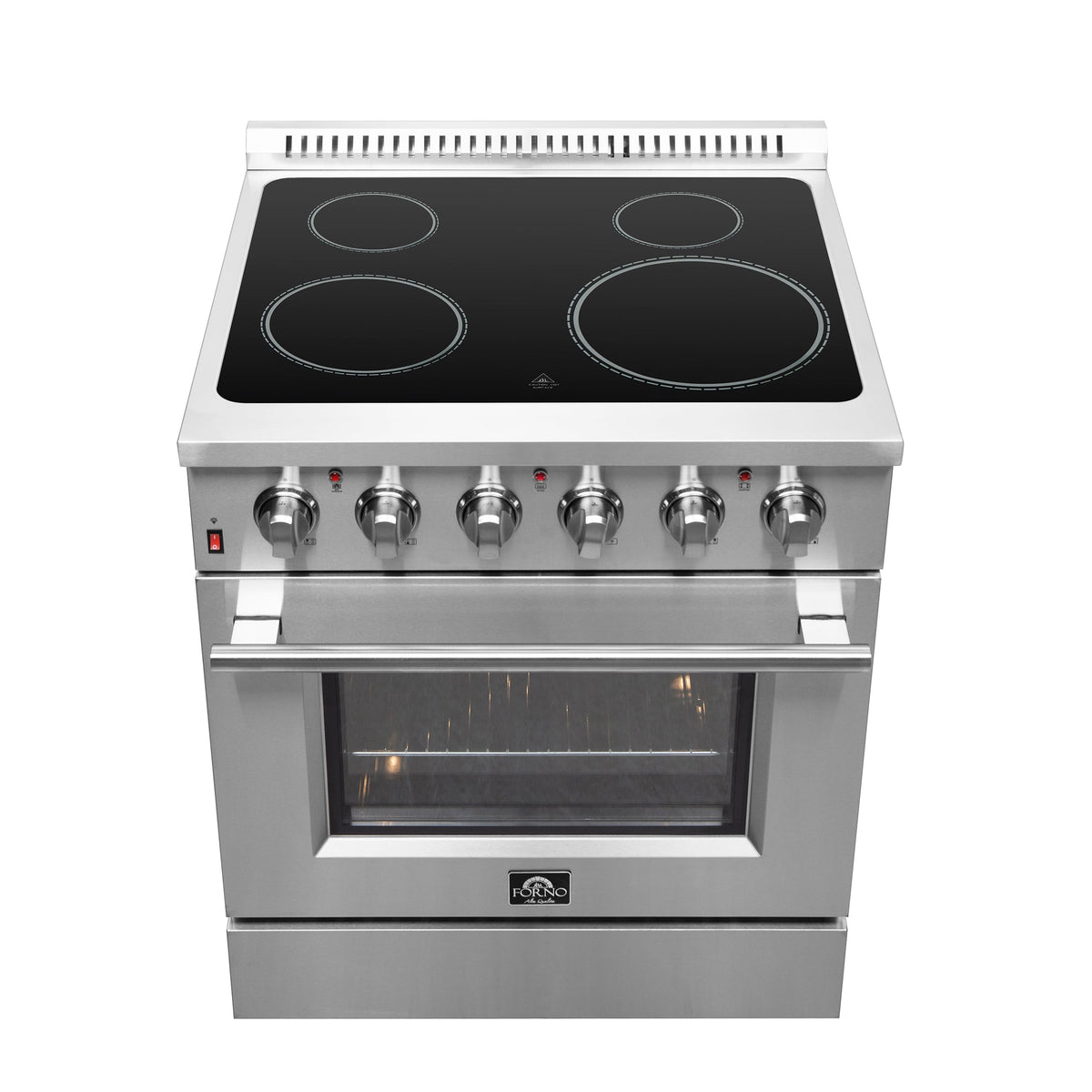 Forno Galiano 30 in. 4.32 cu. ft. Freestanding Electric Range with 4 Radiant Elements in Stainless Steel (FFSEL6083-30)