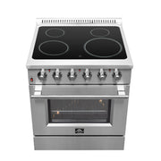 Forno Galiano 30 in. 4.32 cu. ft. Freestanding Electric Range with 4 Radiant Elements in Stainless Steel (FFSEL6083-30)