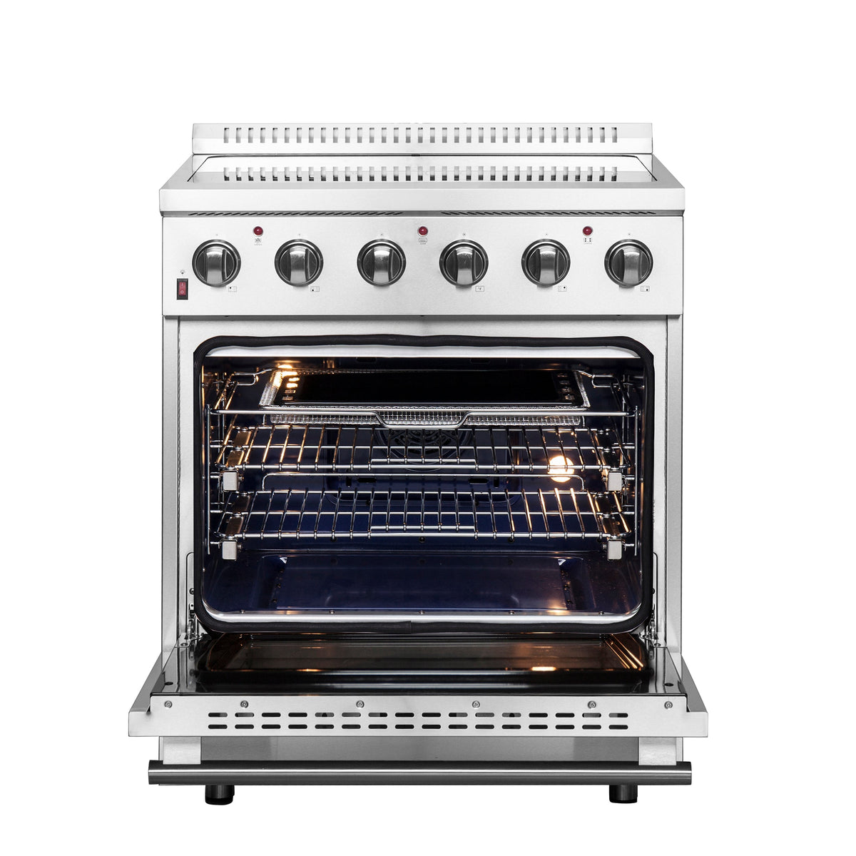 Forno Galiano 30 in. 4.32 cu. ft. Freestanding Electric Range with 4 Radiant Elements in Stainless Steel (FFSEL6083-30)