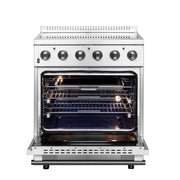 Forno Galiano 30 in. 4.32 cu. ft. Freestanding Electric Range with 4 Radiant Elements in Stainless Steel (FFSEL6083-30)