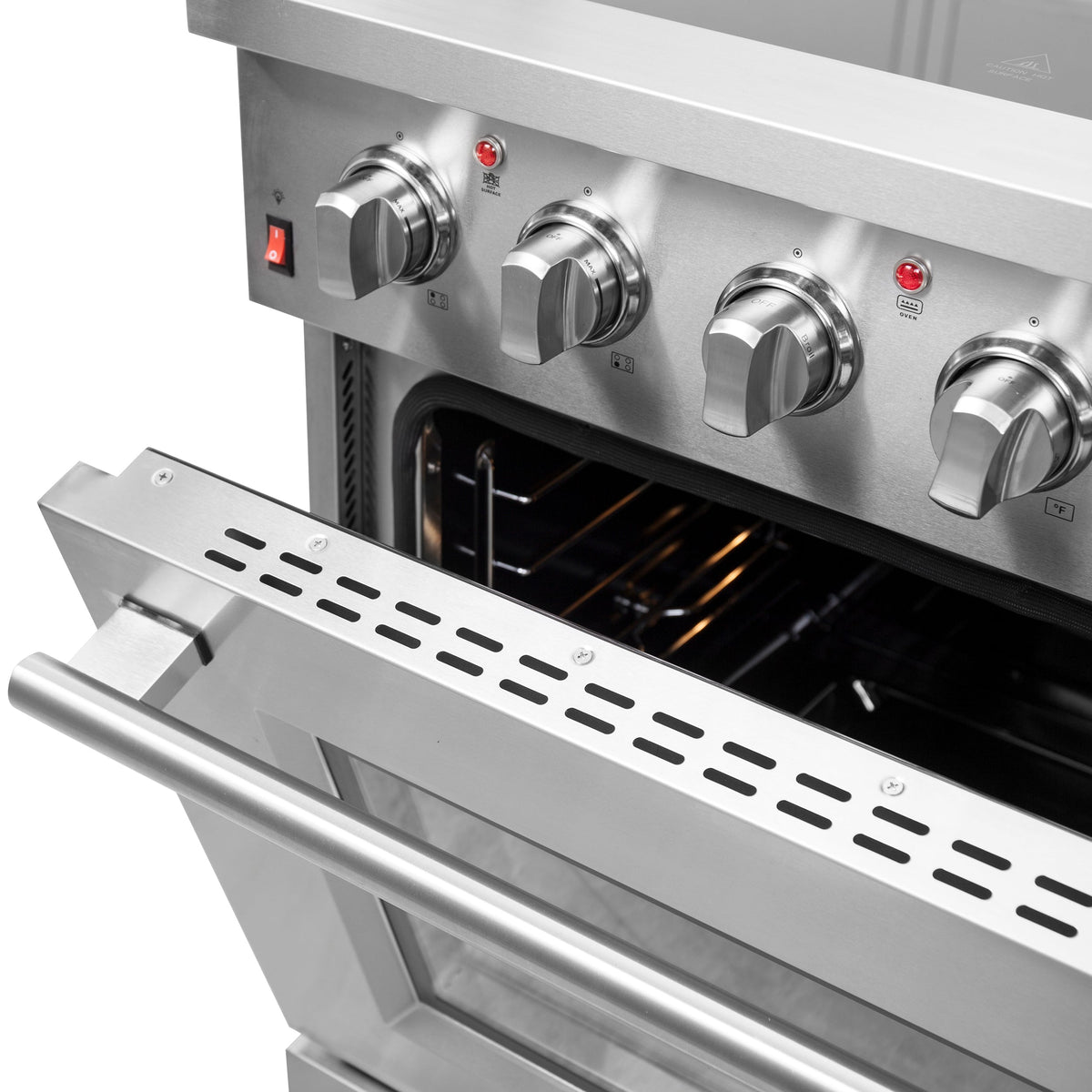 Forno Galiano 30 in. 4.32 cu. ft. Freestanding Electric Range with 4 Radiant Elements in Stainless Steel (FFSEL6083-30)