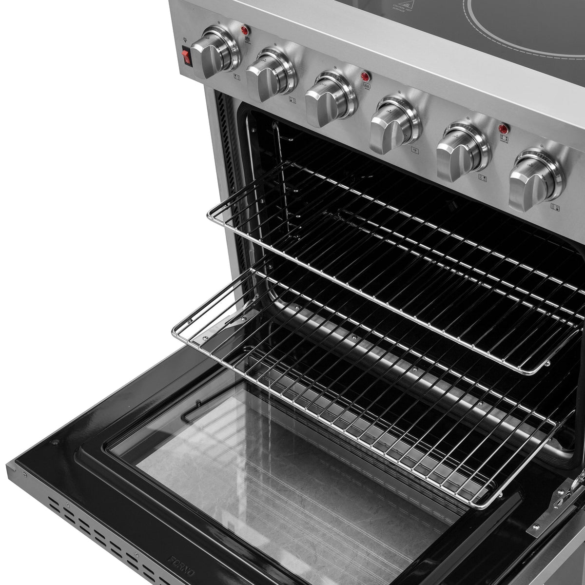 Forno Galiano 30 in. 4.32 cu. ft. Freestanding Electric Range with 4 Radiant Elements in Stainless Steel (FFSEL6083-30)