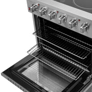 Forno Galiano 30 in. 4.32 cu. ft. Freestanding Electric Range with 4 Radiant Elements in Stainless Steel (FFSEL6083-30)
