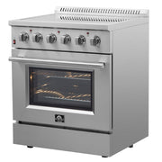 Forno Galiano 30 in. 4.32 cu. ft. Freestanding Electric Range with 4 Radiant Elements in Stainless Steel (FFSEL6083-30)