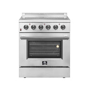 Forno Galiano 30 in. 4.32 cu. ft. Freestanding Electric Range with 4 Radiant Elements in Stainless Steel (FFSEL6083-30)