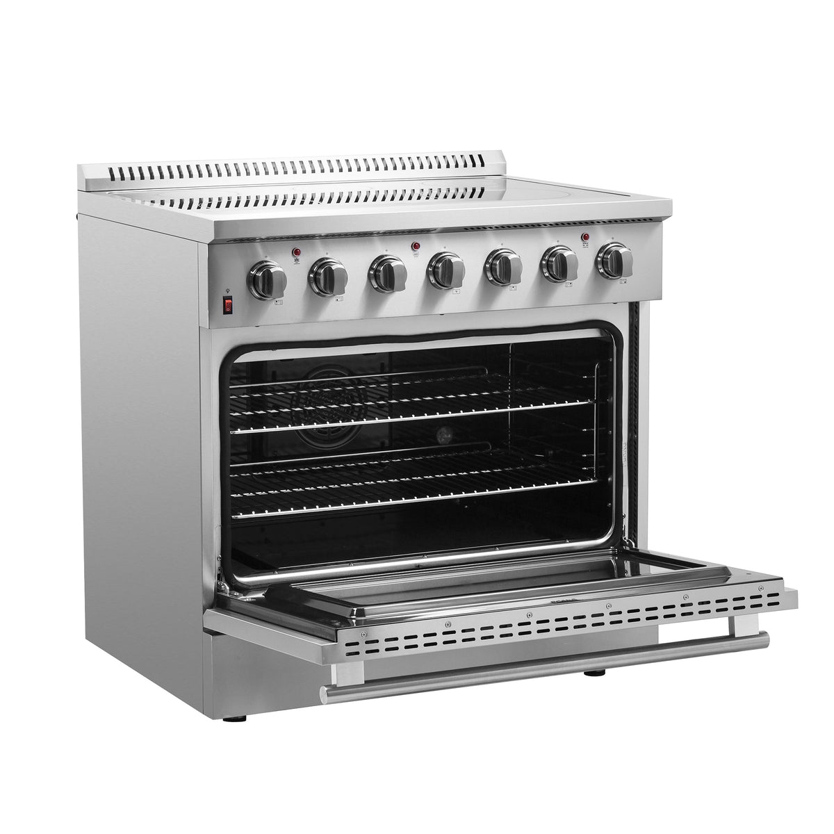 FORNO Galiano 36 in. Freestanding Electric Range, 5.36 cu. ft., 5 Elements, Stainless Steel (Model FFSEL6083-36)