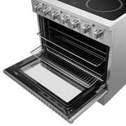 FORNO Galiano 36 in. Freestanding Electric Range, 5.36 cu. ft., 5 Elements, Stainless Steel (Model FFSEL6083-36)