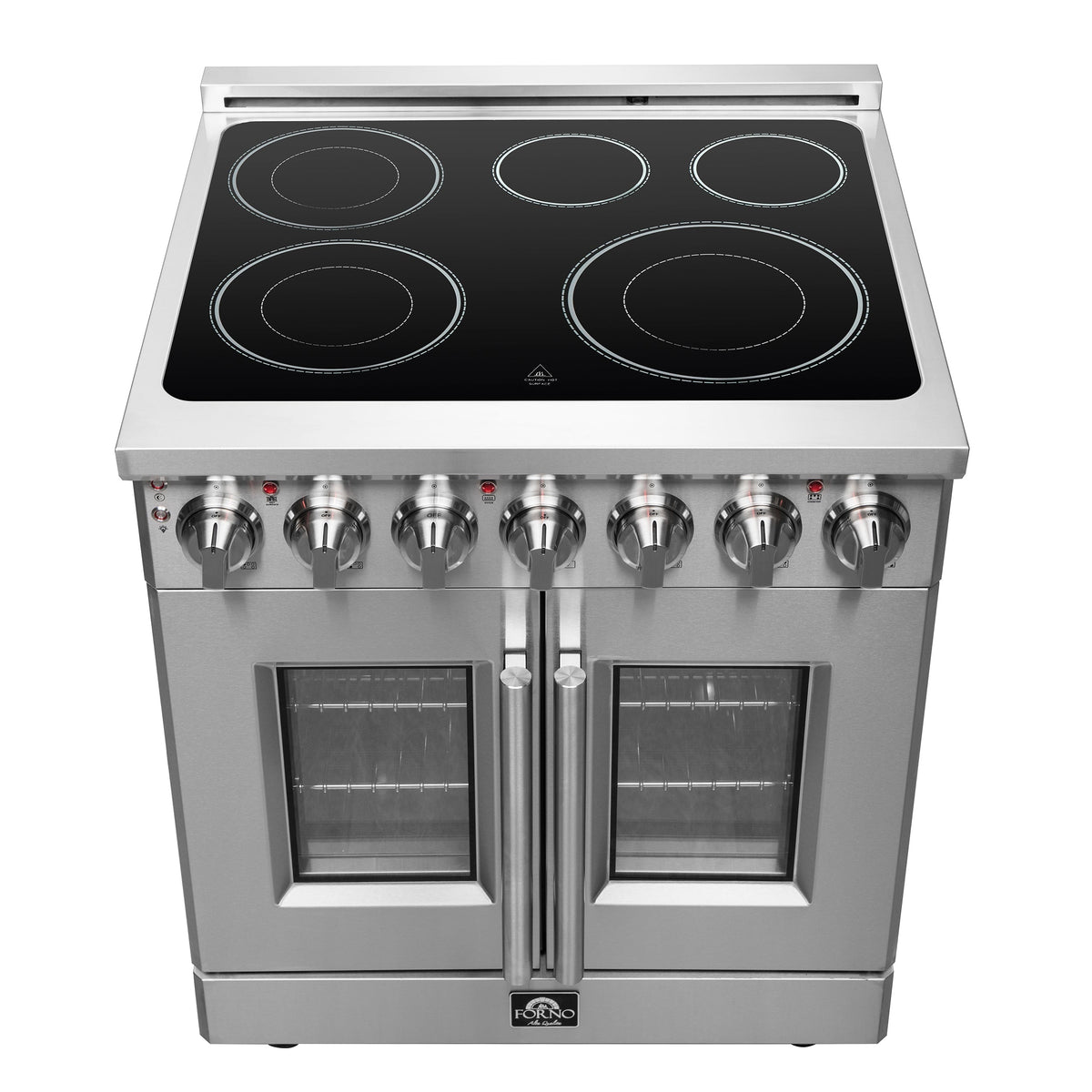Forno Massimo 30 in. 4.32 cu. ft. Freestanding Electric Range with French Door and 5 Radiant Elements (Model FFSEL6955-30)