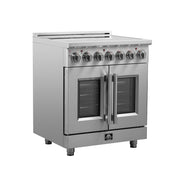 Forno Massimo 30 in. 4.32 cu. ft. Freestanding Electric Range with French Door and 5 Radiant Elements (Model FFSEL6955-30)