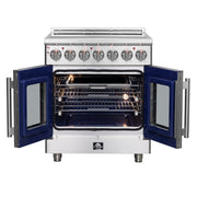 Forno Massimo 30 in. 4.32 cu. ft. Freestanding Electric Range with French Door and 5 Radiant Elements (Model FFSEL6955-30)