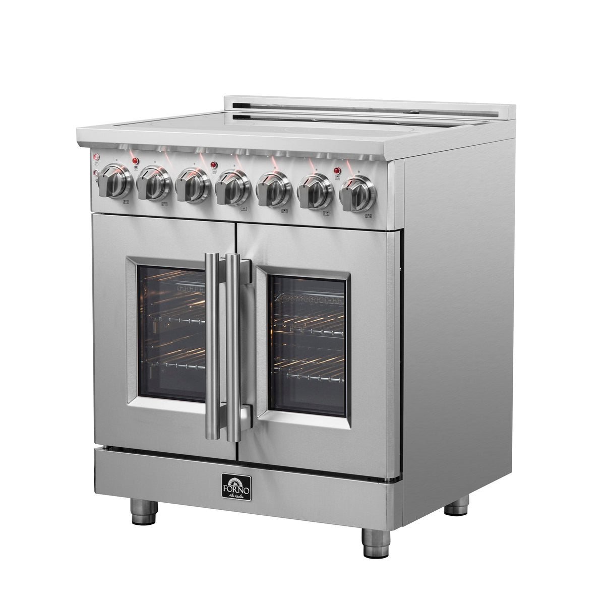 Forno Massimo 30 in. 4.32 cu. ft. Freestanding Electric Range with French Door and 5 Radiant Elements (Model FFSEL6955-30)