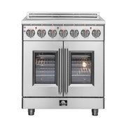 Forno Massimo 30 in. 4.32 cu. ft. Freestanding Electric Range with French Door and 5 Radiant Elements (Model FFSEL6955-30)