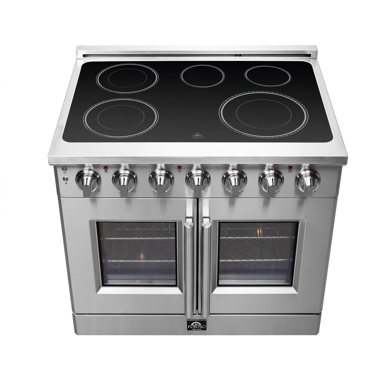 Forno Massimo 36 in. Freestanding Electric Range with French Door Oven, 5 Elements, 5.36 cu. ft. Capacity (Model FFSEL6955-36)