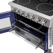 Forno Massimo 36 in. Freestanding Electric Range with French Door Oven, 5 Elements, 5.36 cu. ft. Capacity (Model FFSEL6955-36)