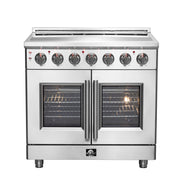 Forno Massimo 36 in. Freestanding Electric Range with French Door Oven, 5 Elements, 5.36 cu. ft. Capacity (Model FFSEL6955-36)