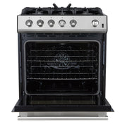 Forno Espresso Leonardo 30-Inch Freestanding Gas Range, 5.0 cu. ft. Oven, Stainless Steel (Model FFSGS1116-30)