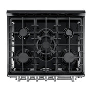 Forno Espresso Leonardo 30-Inch Freestanding Gas Range, 5.0 cu. ft. Oven, Stainless Steel (Model FFSGS1116-30)