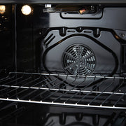 Forno Espresso Leonardo 30-Inch Freestanding Gas Range, 5.0 cu. ft., White with Stainless Steel Handles (Model FFSGS1116-30WHT)