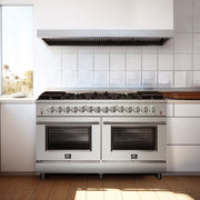 Forno Massimo 60 in. Freestanding Dual Fuel Range with 10 Burners, 8.64 cu. ft. Total Oven Capacity (Model FFSGS6125-60)