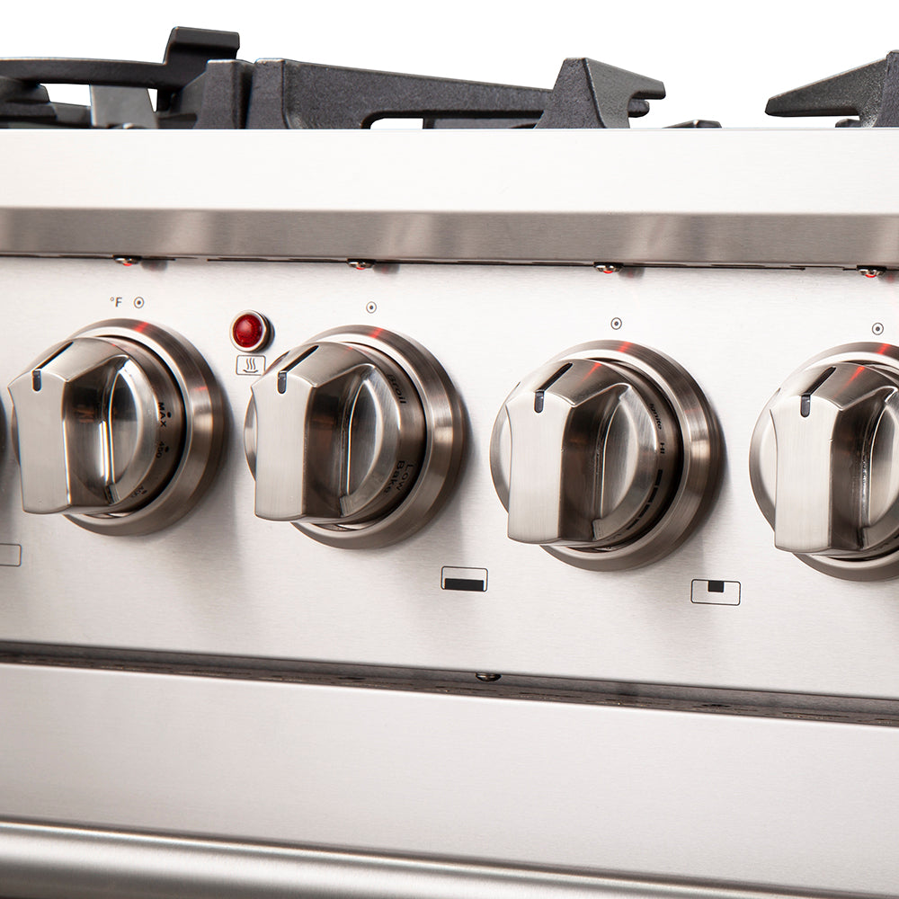 Forno Capriasca 30 in. Freestanding Dual Fuel Range, 4.32 cu. ft. Electric Oven, 5 Gas Burners, Stainless Steel (FFSGS6187-30)