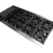 Forno Capriasca 60 in. Freestanding Dual Fuel Range, 8.64 cu. ft., 10 Sealed Burners, Stainless Steel (Model FFSGS6187-60)